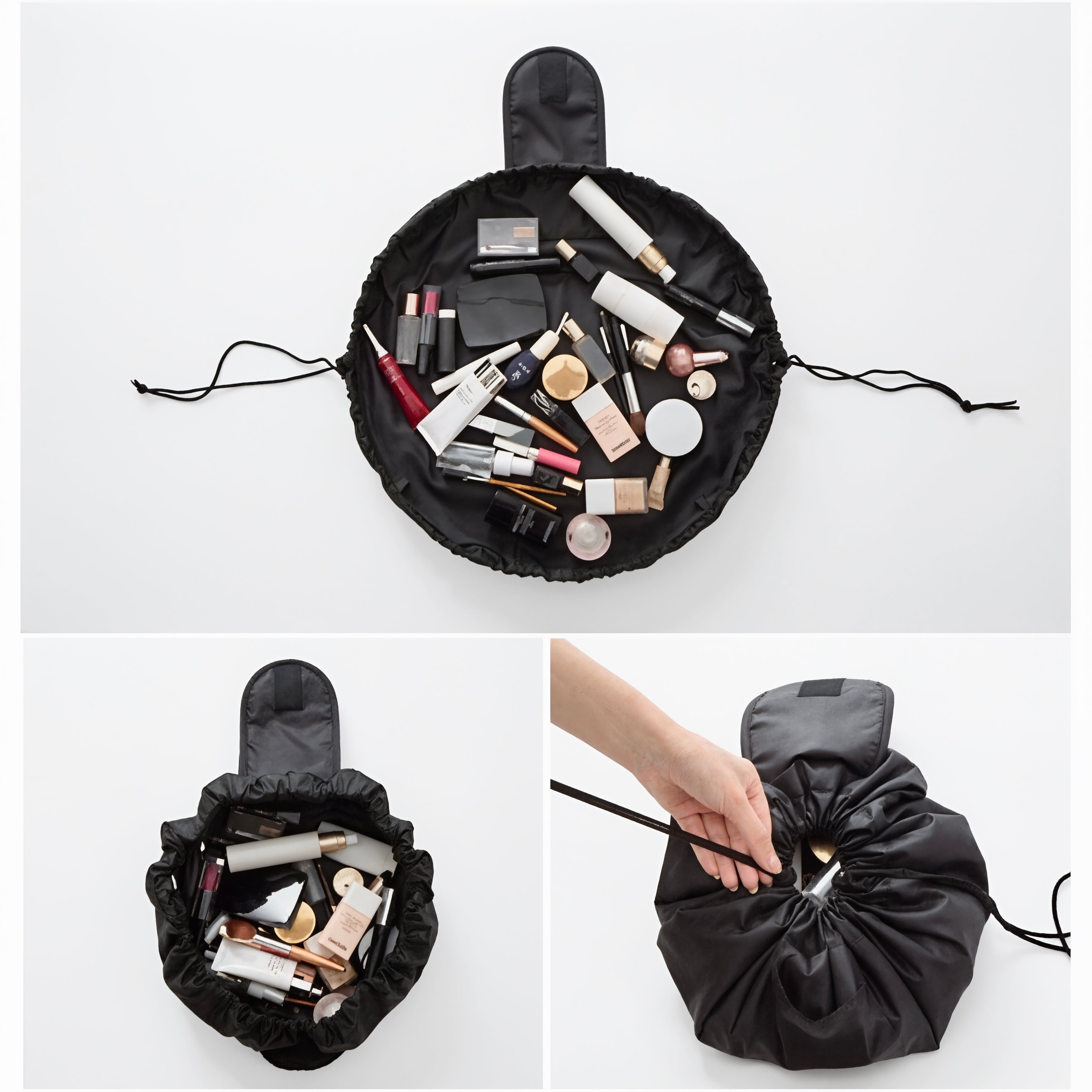 Bundly™ Drawstring Makeup Bag | Say Goodbye to Messy Makeup in Seconds
