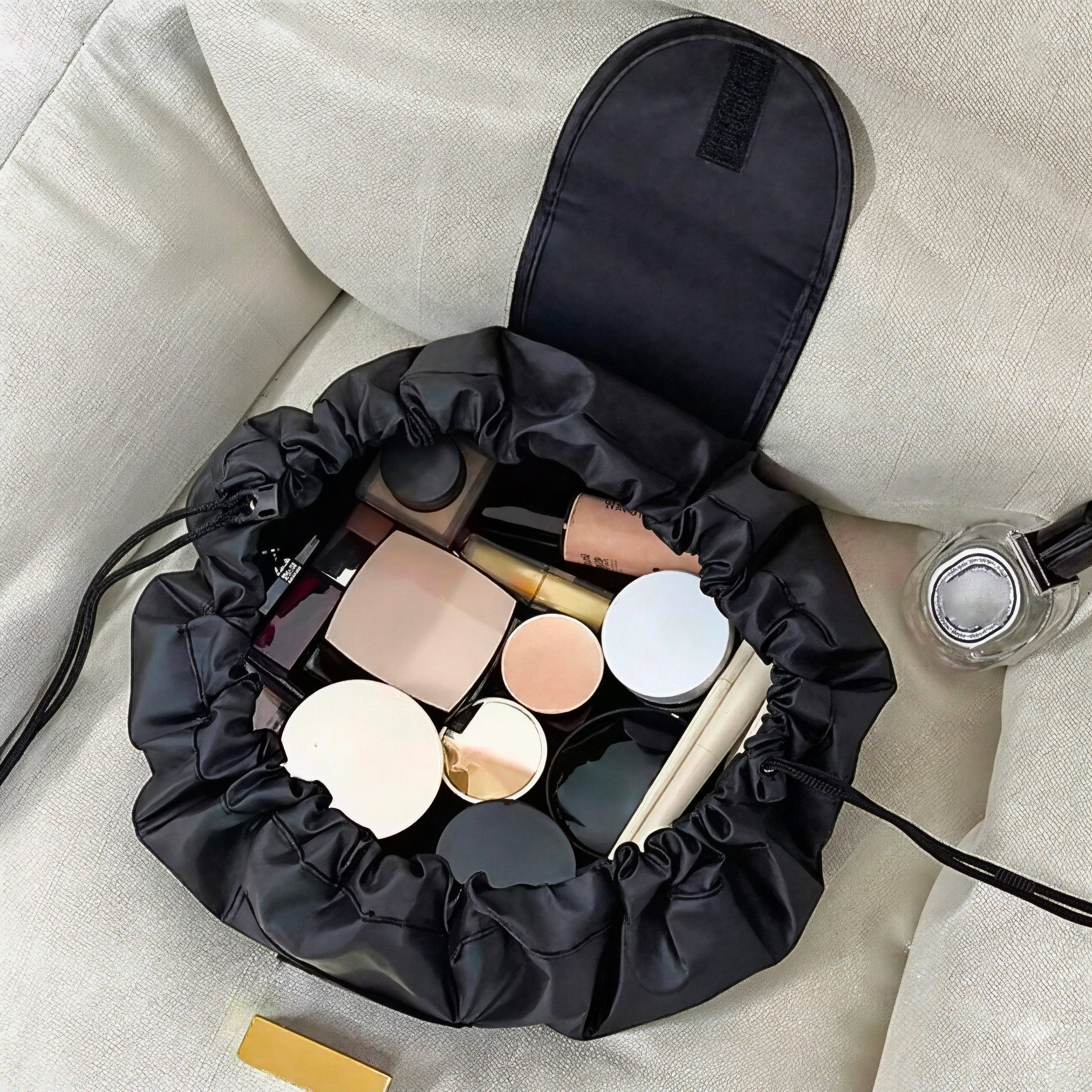 Bundly Foldable Drawstring Makeup Bag