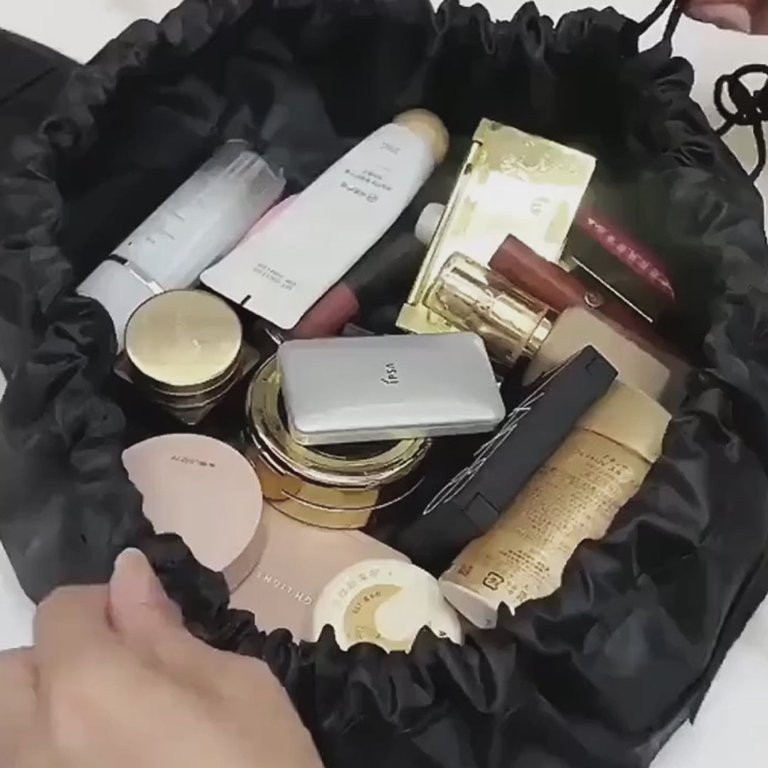 Bundly Foldable Drawstring Makeup Bag